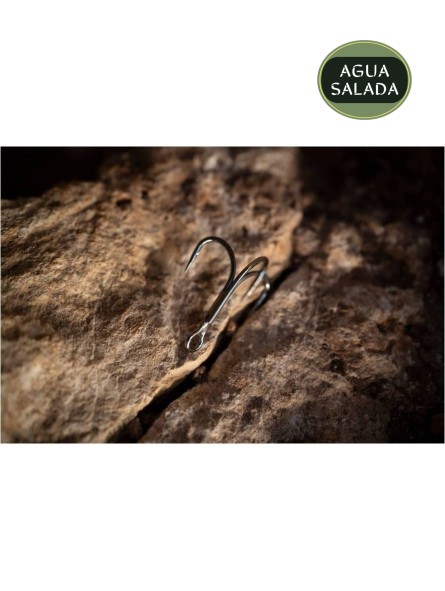 Anzuelo Mustad 5X Jaw Lok Inline Treble