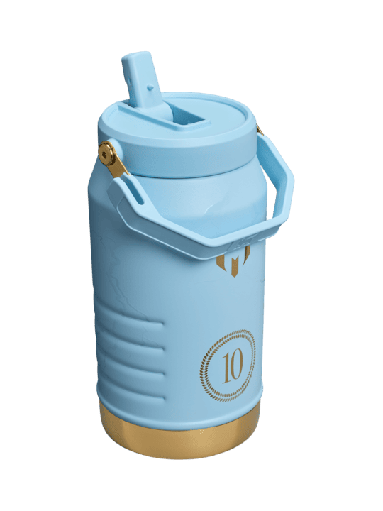 Termo MESSI X STANLEY 1913 Iceflow Flip Straw Jug