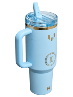 Termo Messi x Stanley 1913 Quencher® ProTour Flip Straw Tumbler