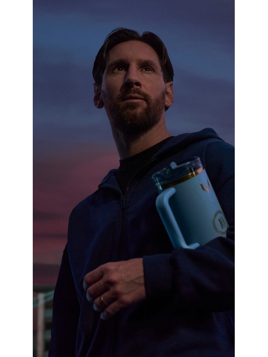 Termo Messi x Stanley 1913 Quencher® ProTour Flip Straw Tumbler