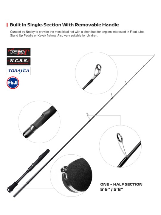 Caña Noeby Beast Float Tube Casting