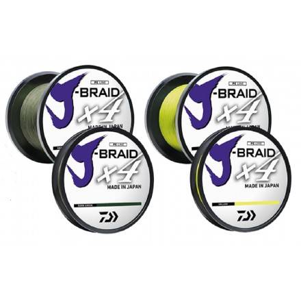 Línea Trenzada Daiwa J-Braid x4